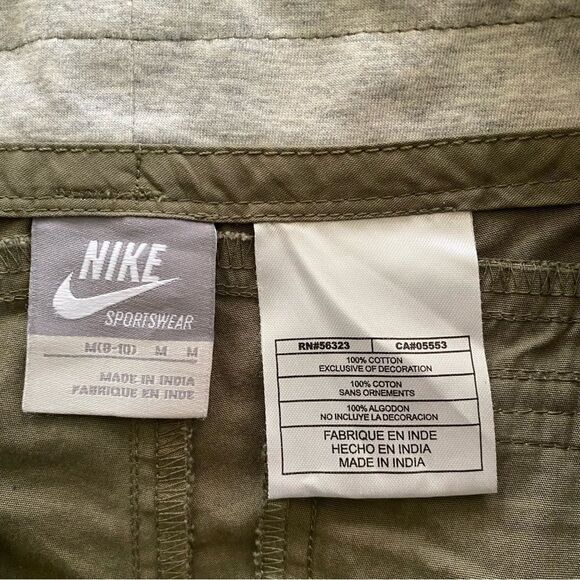 Nike | Olive Green Capri Pants, Size M - Picture 10 of 13